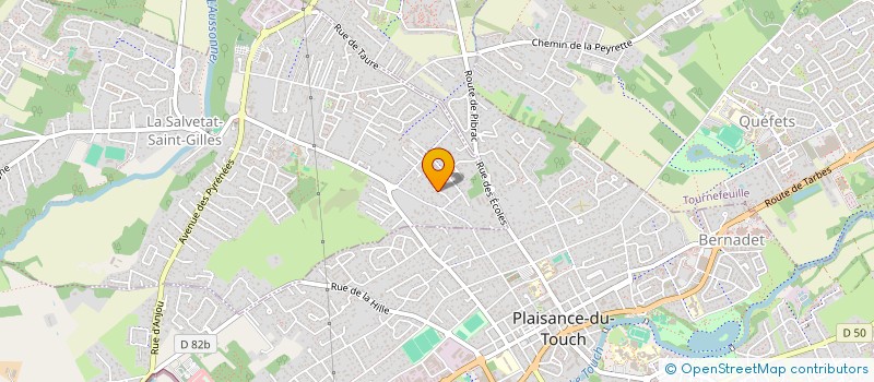 localisation de l'entreprise LES CAPITOULS à LA SALVETAT-SAINT-GILLES