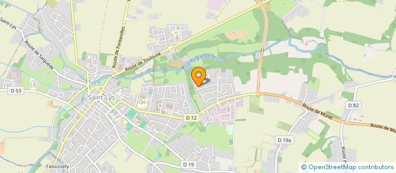 localisation de l'entreprise LES CAPITOULS  SAINT-LYS