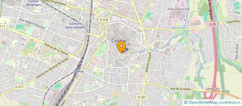 localisation de l'entreprise LES CAPPELLANS  COLMAR