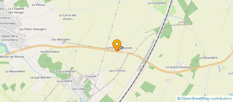 localisation de l'entreprise LES CAPRI'SCIEUSES  SAINTE-MAURE-DE-TOURAINE