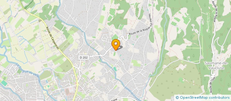 localisation de l'entreprise LES CAPRICES D'AICHA  L'ISLE-SUR-LA-SORGUE