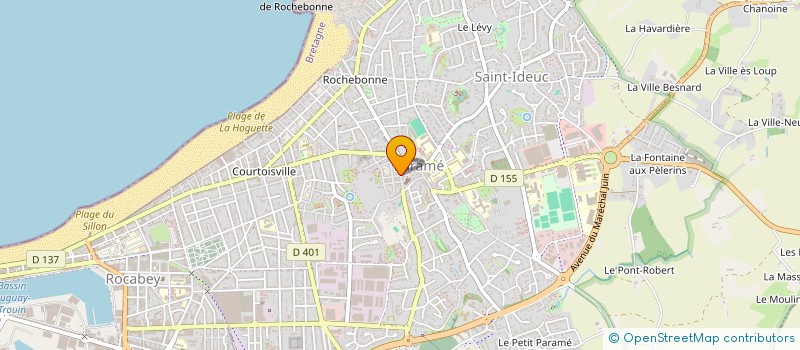 localisation de l'entreprise LES CAPRICES D'ELISA  SAINT-MALO