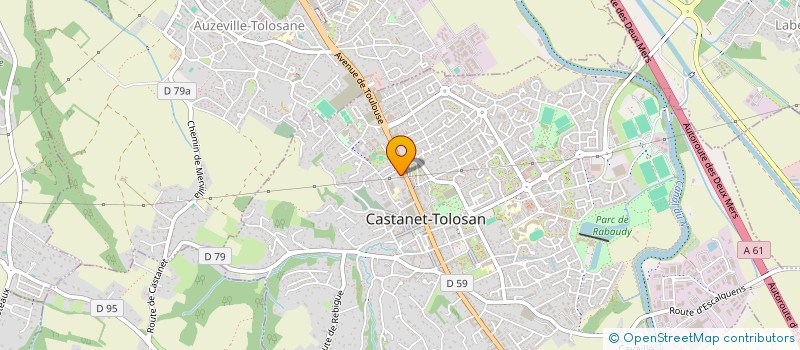 localisation de l'entreprise LES CAPRICES D'INSAF à CASTANET-TOLOSAN