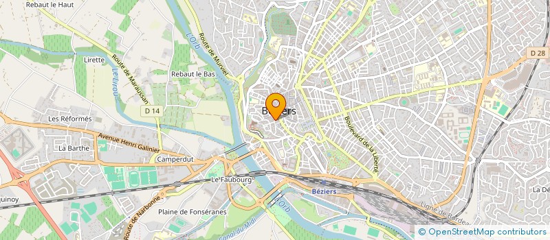 localisation de l'entreprise LES CAPRICES DE CAHSY à BEZIERS