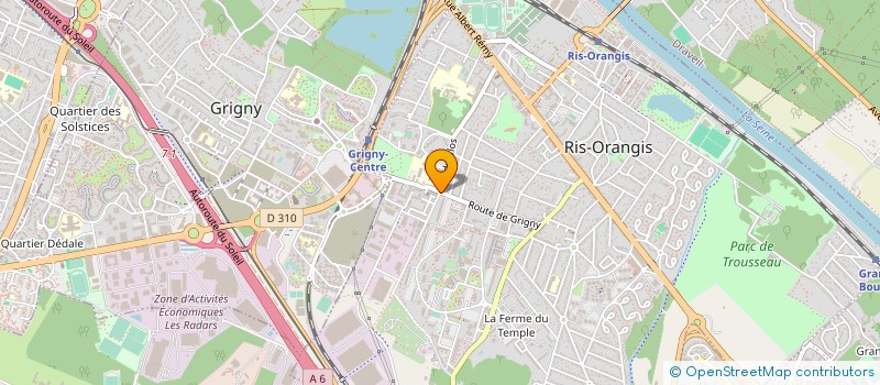 localisation de l'entreprise LES CAPRICES DE LA MODE à RIS-ORANGIS