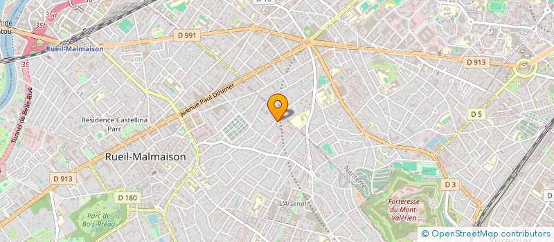localisation de l'entreprise LES CAPRICES DE RUEIL à RUEIL-MALMAISON