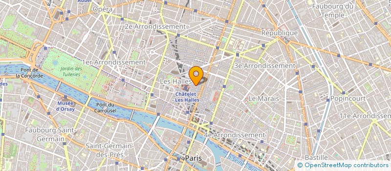 localisation de l'entreprise LES CAPRICIEUSES  PARIS