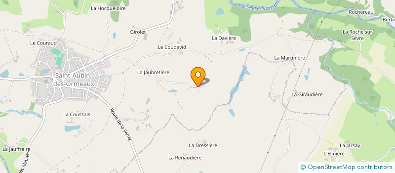 localisation de l'entreprise LES CAPRICIEUSES  SAINT-AUBIN-DES-ORMEAUX