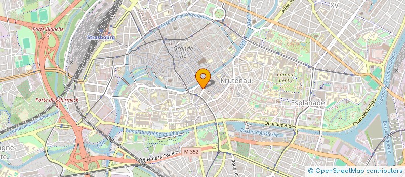 localisation de l'entreprise LES CAPRICORNES  STRASBOURG