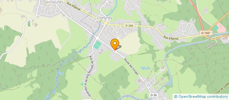 localisation de l'entreprise LES CAPRICORNES  UXEGNEY