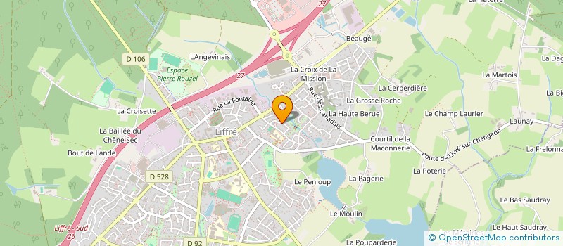 localisation de l'entreprise LES CAPSS  LIFFRE