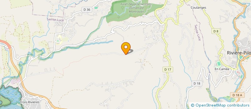 localisation de l'entreprise LES CAPUCINES  SAINTE-LUCE