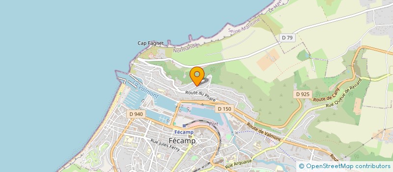 localisation de l'entreprise LES CAPUCINES  FECAMP