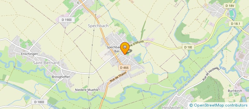 localisation de l'entreprise LES CAPUCINES  SPECHBACH