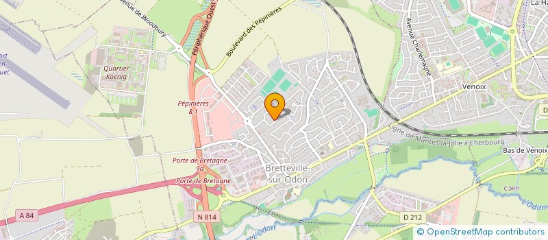 localisation de l'entreprise LES CAPUCINES  BRETTEVILLE-SUR-ODON