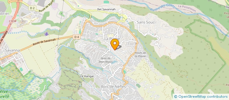 localisation de l'entreprise LES CAPUCINES DE YOLANDE  SAINT-PAUL