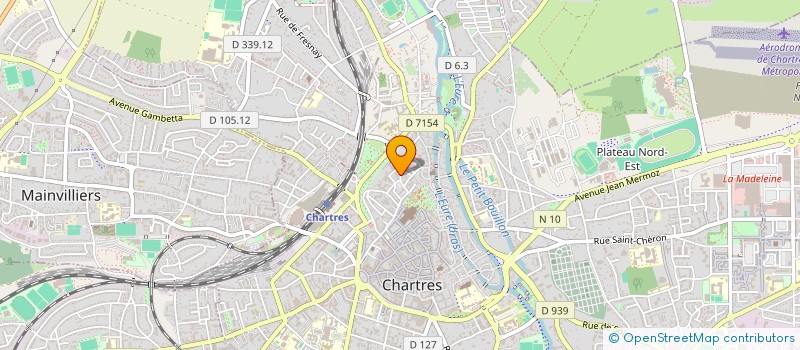 localisation de l'entreprise LES CAPUCINS à CHARTRES