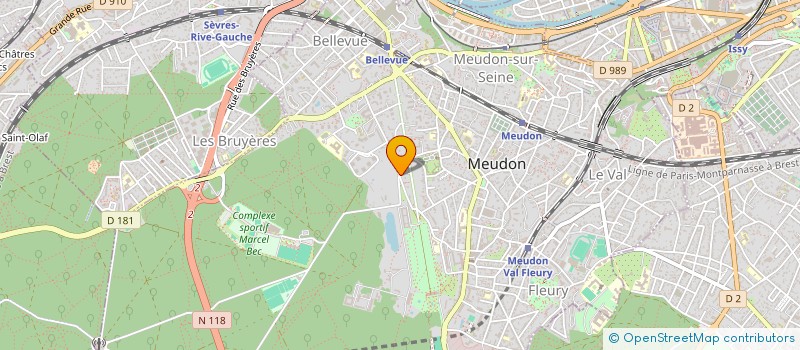 localisation de l'entreprise LES CAPUCINS à MEUDON