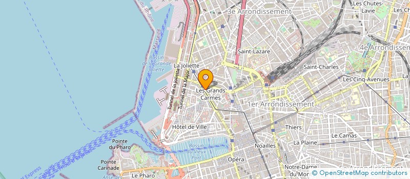 localisation de l'entreprise LES CAPUCINS à MARSEILLE