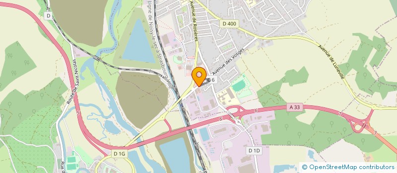 localisation de l'entreprise LES CAPUCINS  DOMBASLE-SUR-MEURTHE