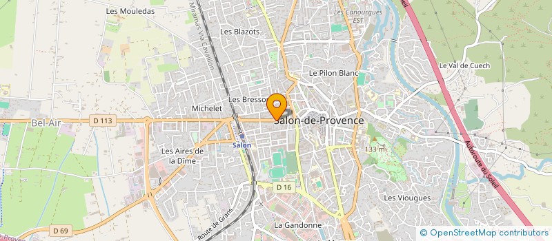 localisation de l'entreprise LES CAPUCINS  SALON-DE-PROVENCE