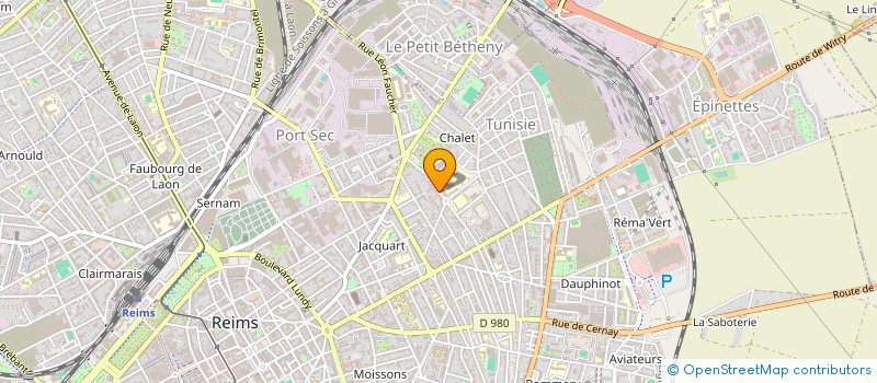 localisation de l'entreprise LES CAPUCINS  REIMS