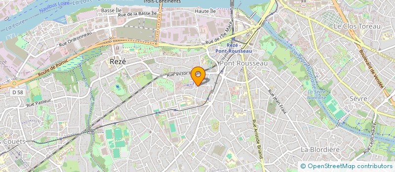 localisation de l'entreprise LES CAPUCINS  REZE