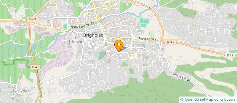localisation de l'entreprise LES CAPUCINS DE LA DIME à BRIGNOLES