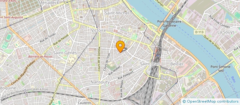 localisation de l'entreprise LES CAPUCINS DISTRIBUTION  BORDEAUX