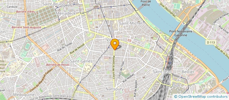 localisation de l'entreprise LES CAPUS à BORDEAUX