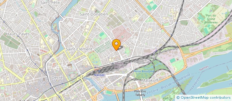 localisation de l'entreprise LES CARACTERES MASQUES à NANTES
