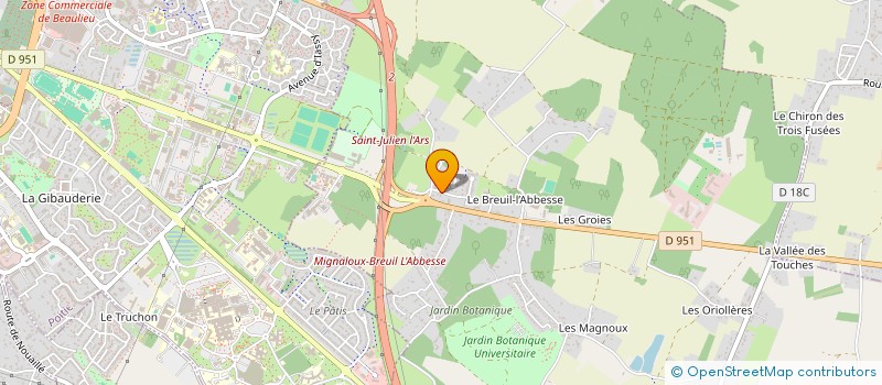 localisation de l'entreprise LES CARBUS INJECTES RACING TEAM  MIGNALOUX-BEAUVOIR