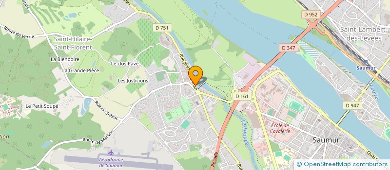 localisation de l'entreprise LES CARDINAUX  SAUMUR