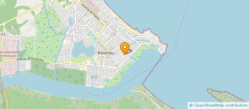 localisation de l'entreprise LES CARIACOUS à KOUROU