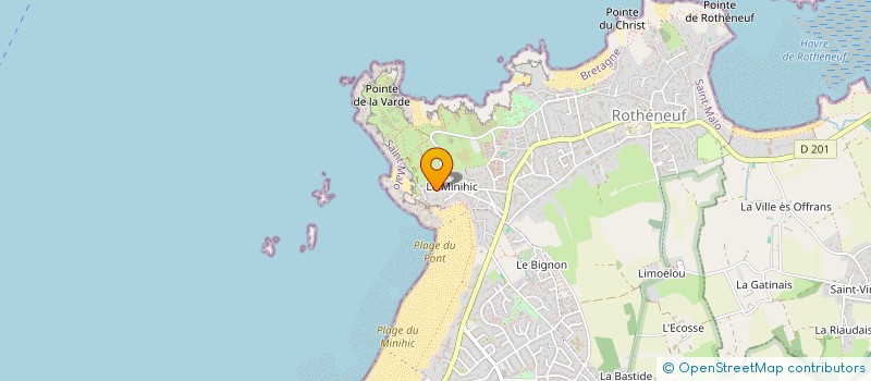 localisation de l'entreprise LES CARLINES  SAINT-MALO