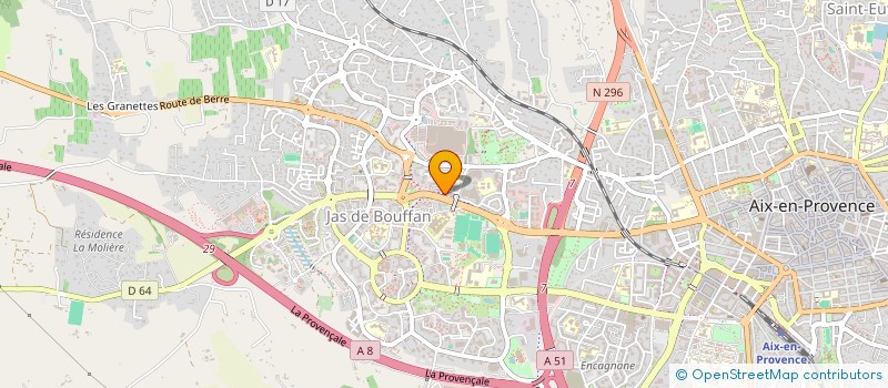 localisation de l'entreprise LES CARLINES à AIX-EN-PROVENCE