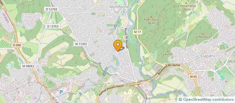 localisation de l'entreprise LES CARMELITES  MONTFERRIER-SUR-LEZ