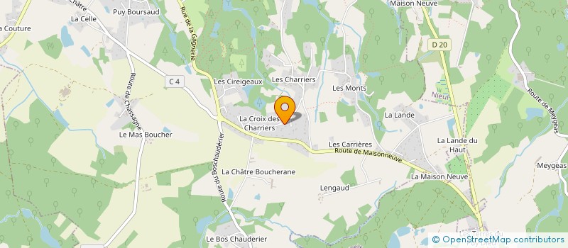 localisation de l'entreprise LES CARMES  SAINT-GENCE