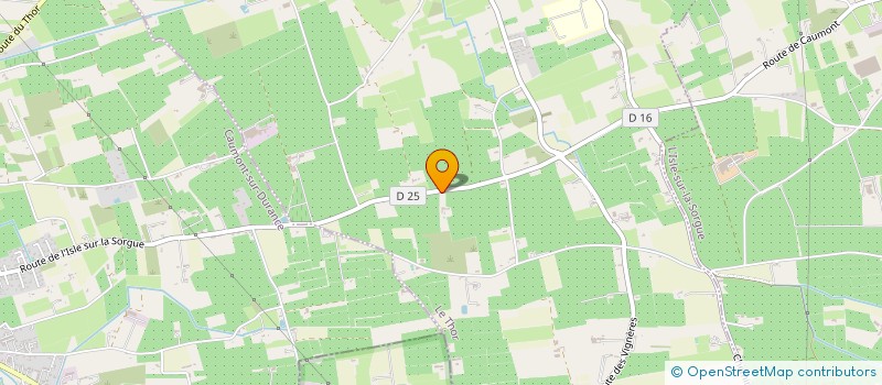 localisation de l'entreprise LES CARMES  LE THOR