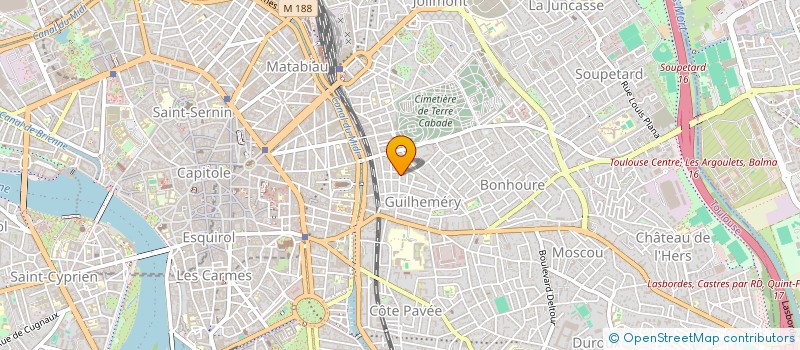 localisation de l'entreprise LES CARMES à TOULOUSE