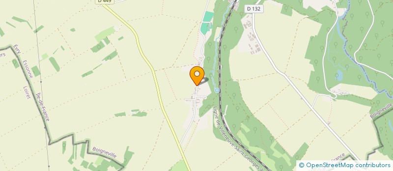 localisation de l'entreprise LES CARNEAUX  BOIGNEVILLE