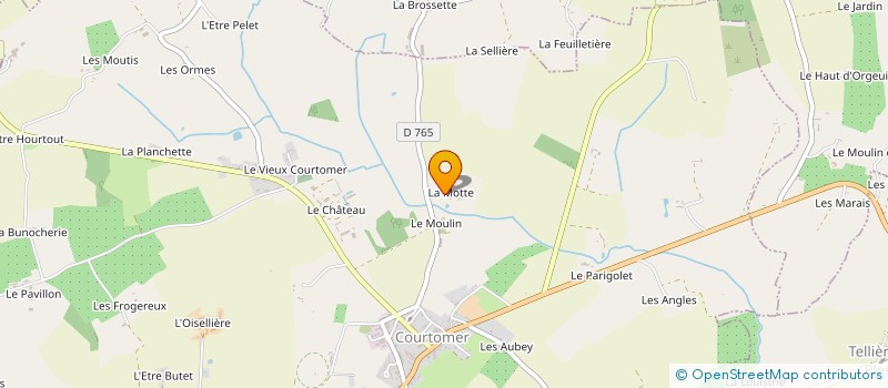 localisation de l'entreprise LES CARNETS DE L'ALEATOIRE à COURTOMER