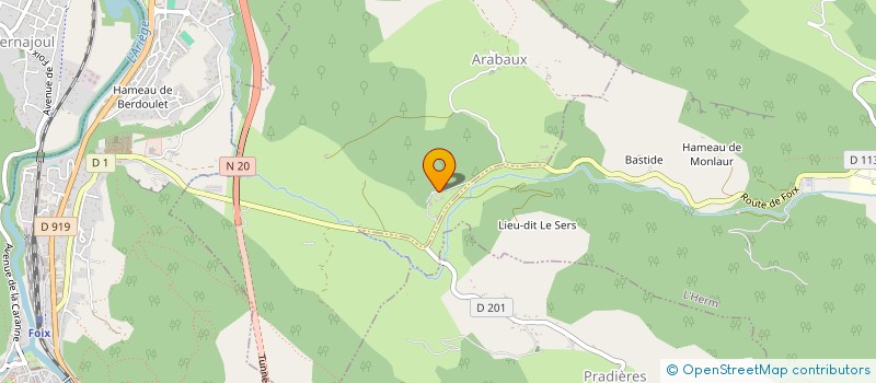 localisation de l'entreprise LES CARNETS DE L ALPHA à FOIX