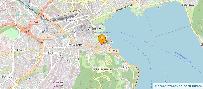 localisation de l'entreprise LES CARNETS DE VOYAGE DE JECKO à ANNECY