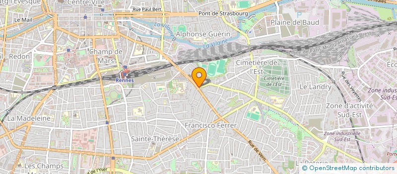 localisation de l'entreprise LES CARNETS DUCHESNE  RENNES