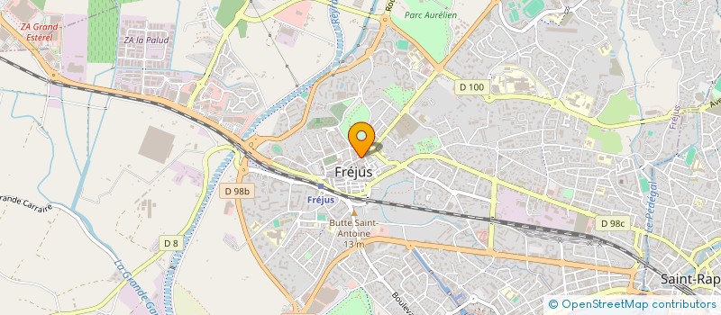 localisation de l'entreprise LES CARNETS VAGABONDS  FREJUS