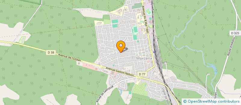 localisation de l'entreprise LES CAROLAINS  MORCENX-LA-NOUVELLE