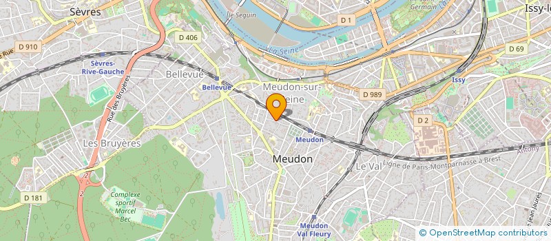 localisation de l'entreprise LES CAROTTES SAUVAGES à MEUDON