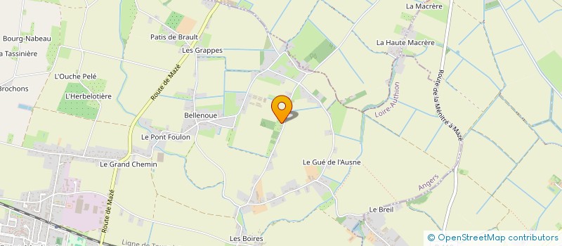 localisation de l'entreprise LES CARREAUX LIGERIENS à LOIRE-AUTHION
