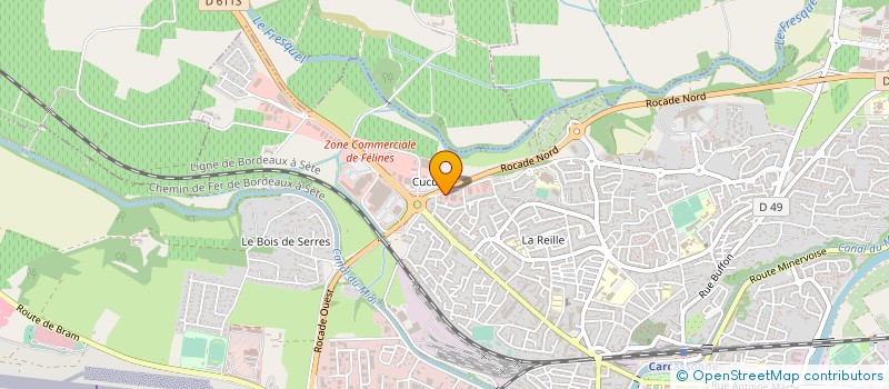 localisation de l'entreprise LES CARRELAGES DU MINERVOIS à CARCASSONNE